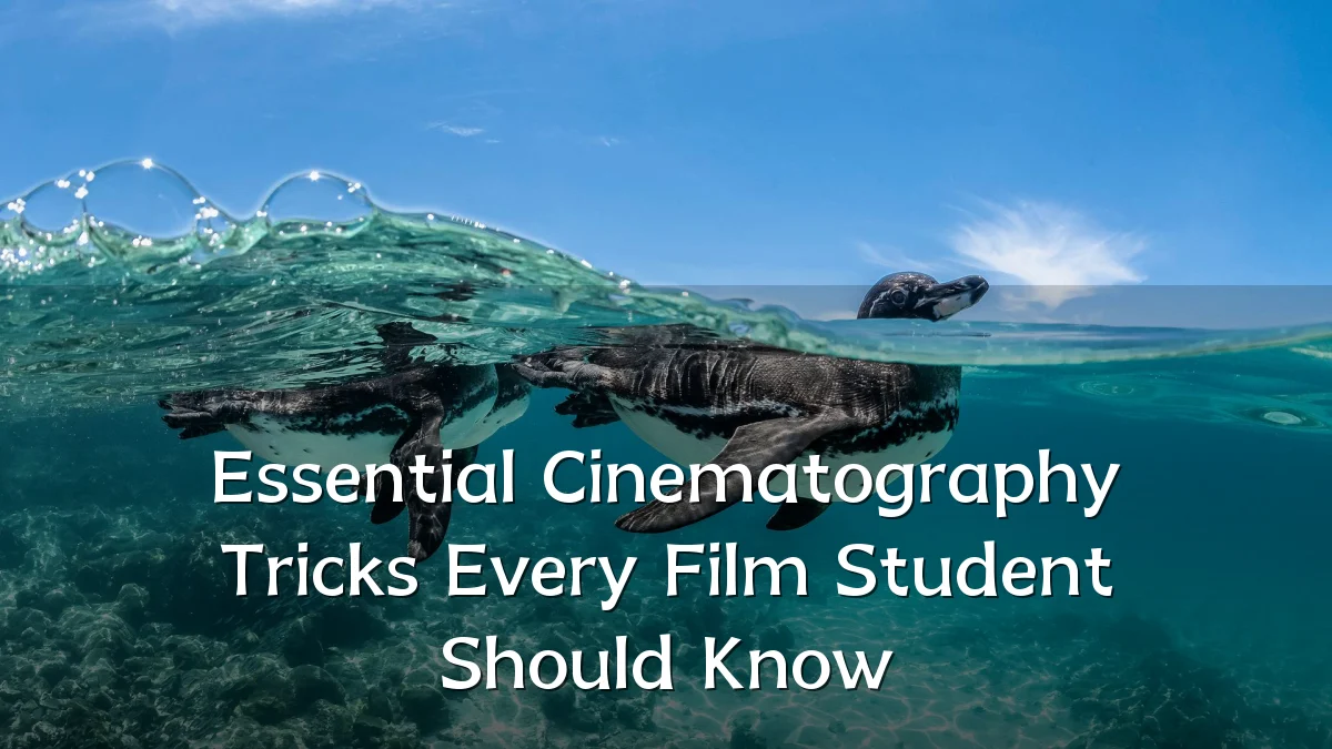 Essential Cinematography Tricks Every Film Student Should Know