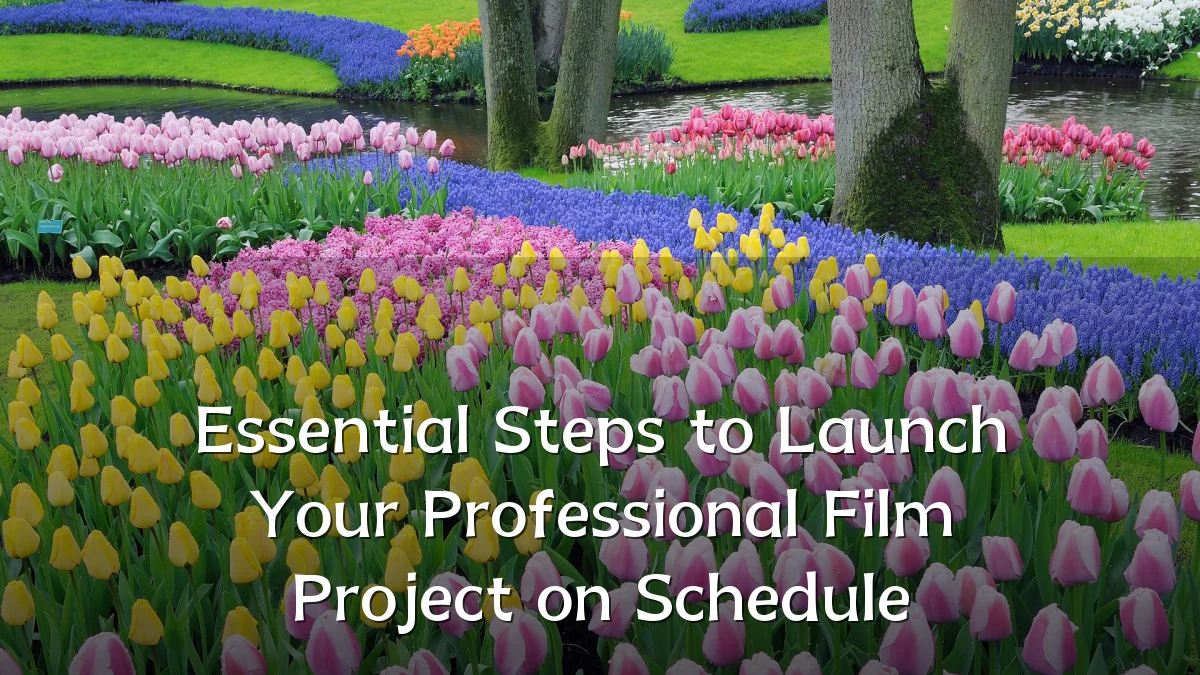 Essential Steps to Launch Your Professional Film Project on Schedule