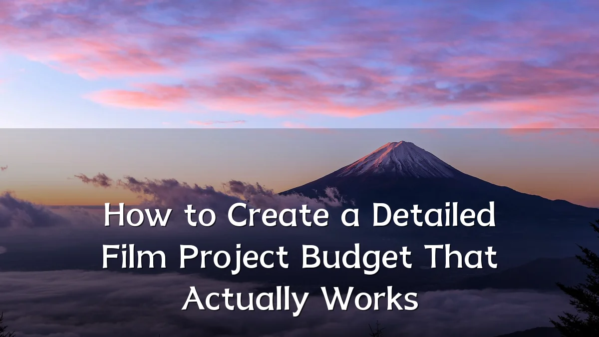 How to Create a Detailed Film Project Budget That Actually Works