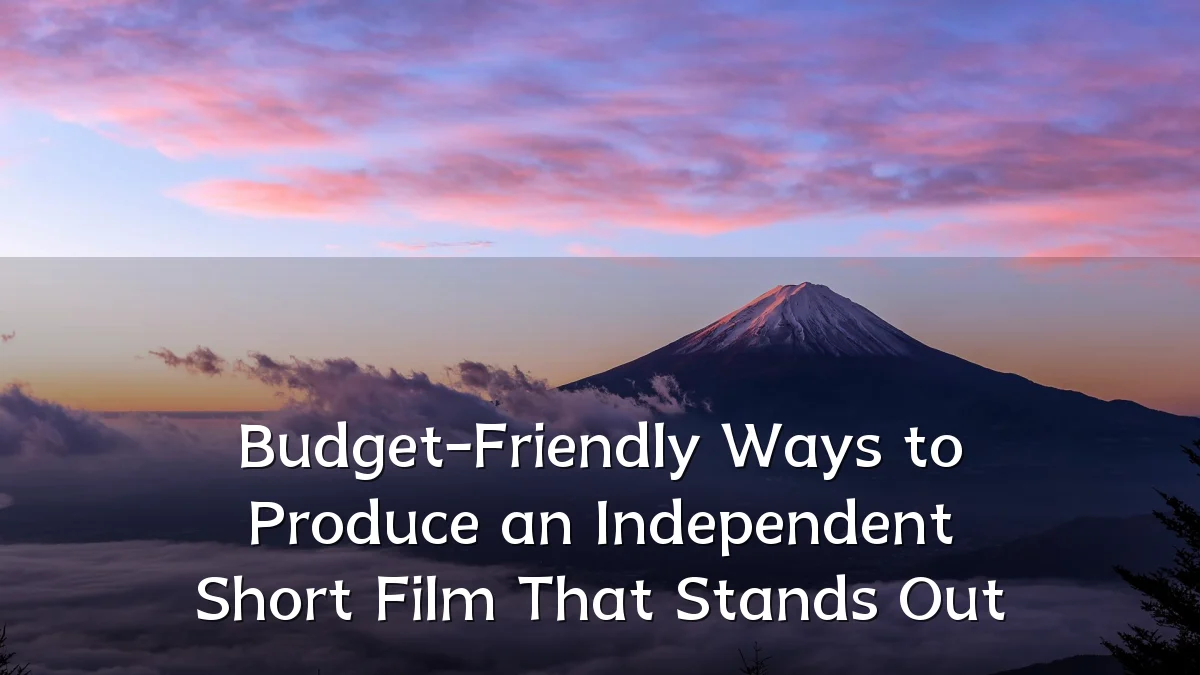 Budget-Friendly Ways to Produce an Independent Short Film That Stands Out