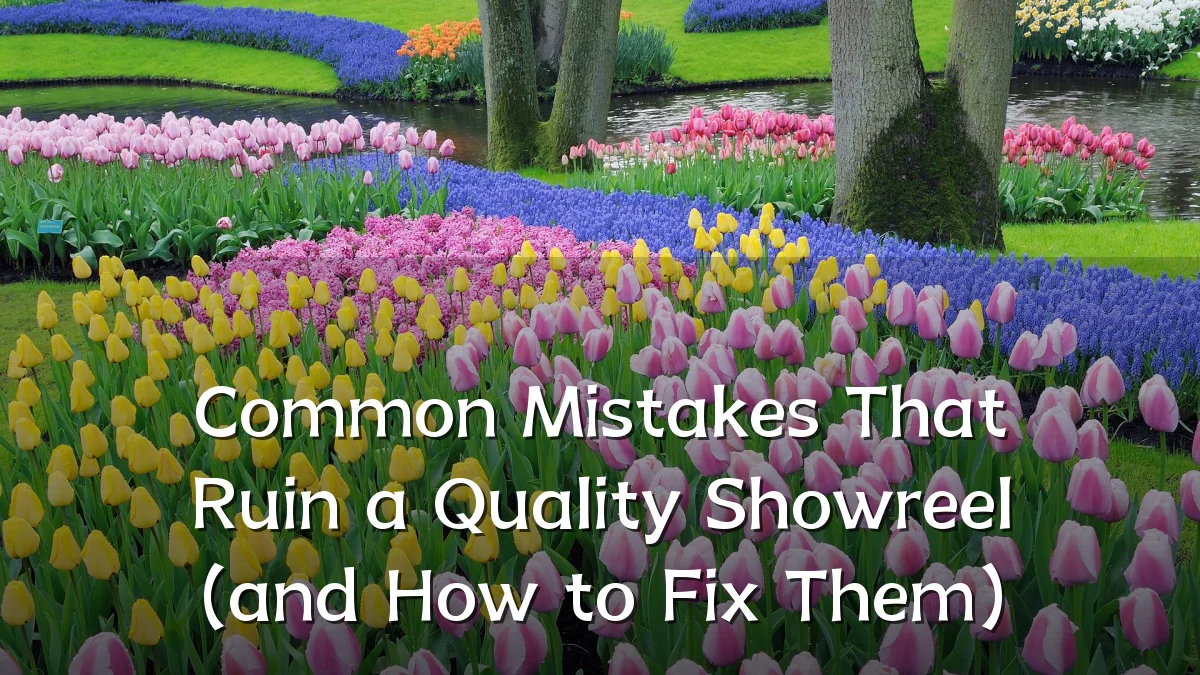 Common Mistakes That Ruin a Quality Showreel (and How to Fix Them)