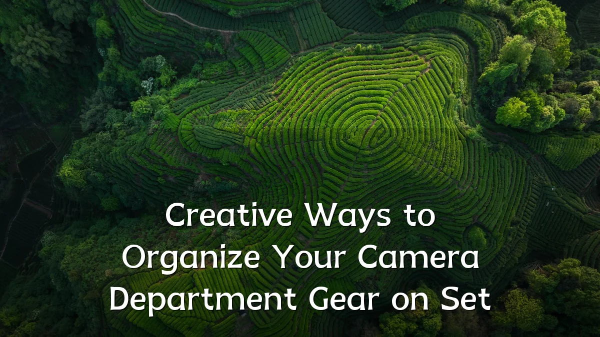 Creative Ways to Organize Your Camera Department Gear on Set