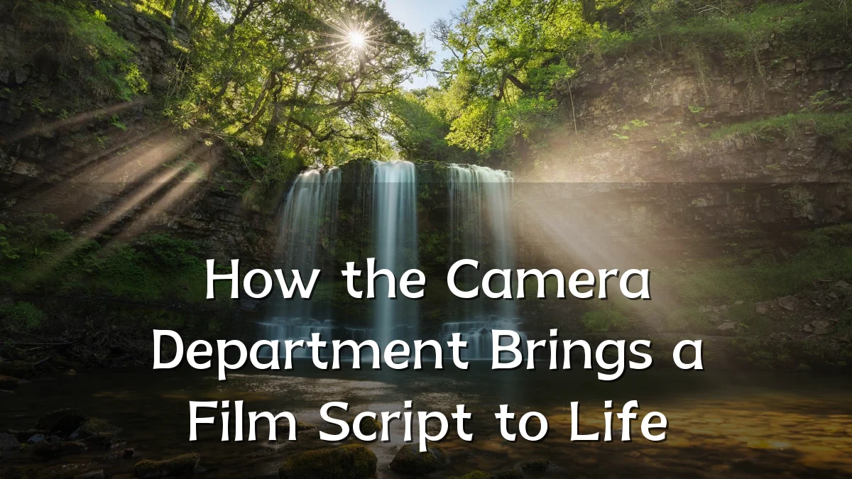 How the Camera Department Brings a Film Script to Life