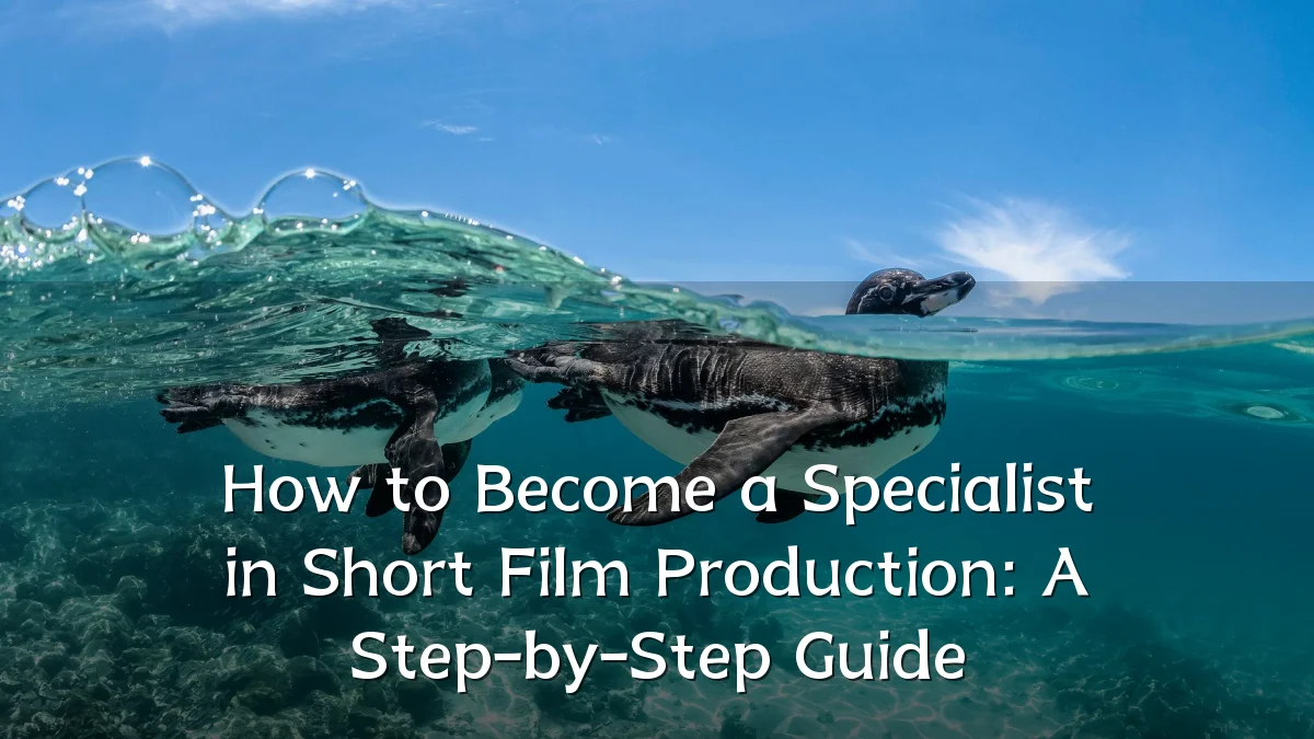 How to Become a Specialist in Short Film Production: A Step-by-Step Guide