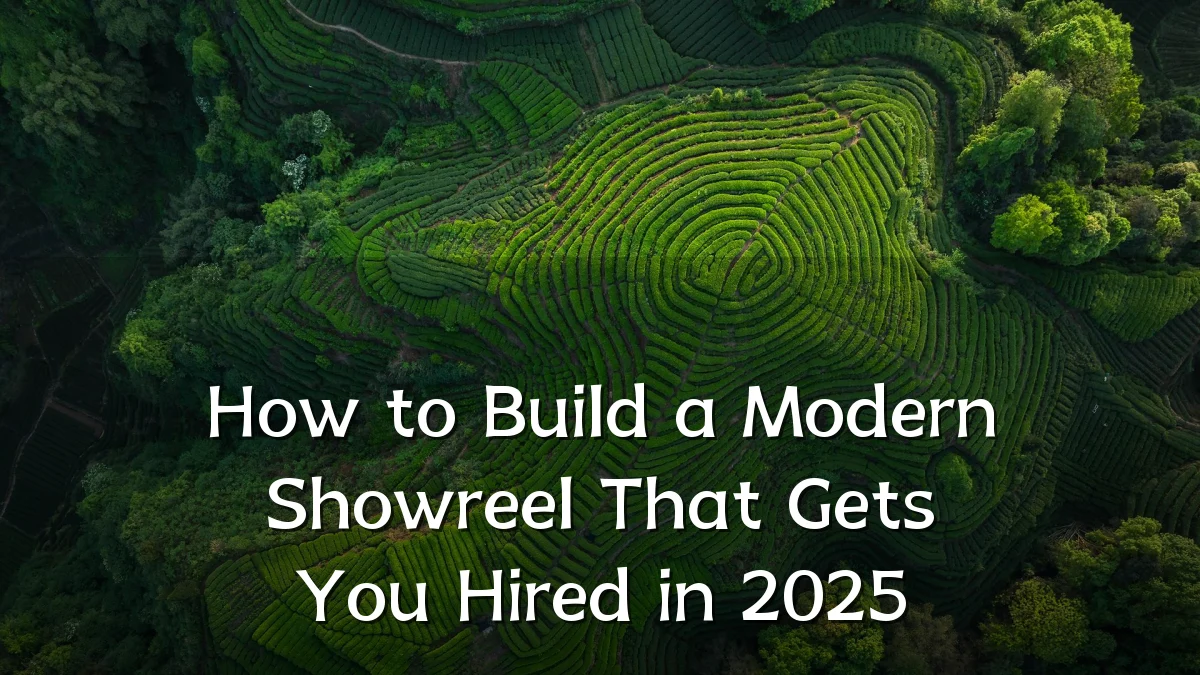 How to Build a Modern Showreel That Gets You Hired in 2025