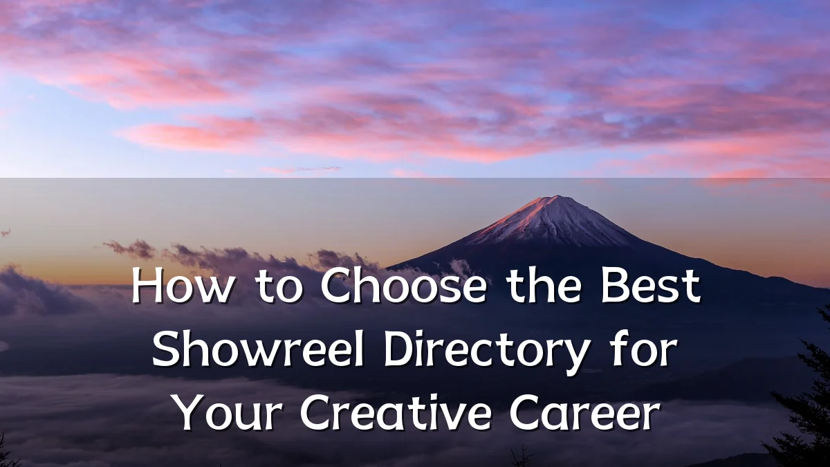 How to Choose the Best Showreel Directory for Your Creative Career