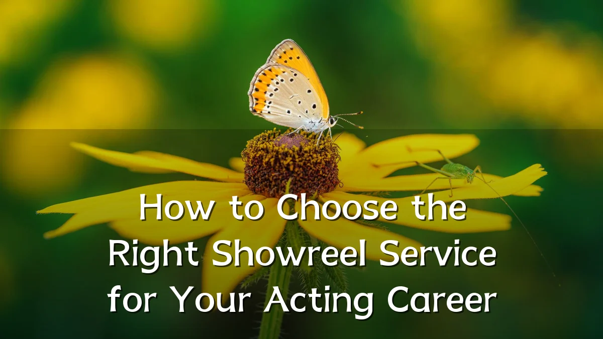 How to Choose the Right Showreel Service for Your Acting Career