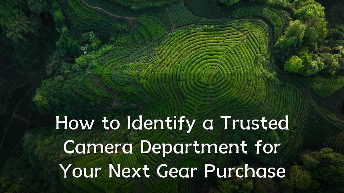 How to Identify a Trusted Camera Department for Your Next Gear Purchase