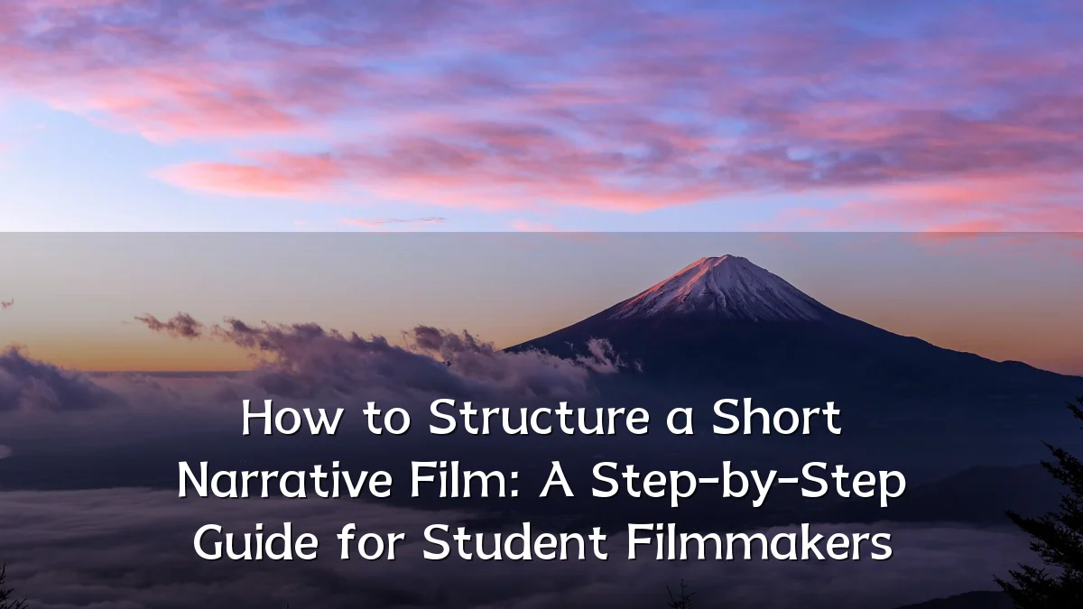 How to Structure a Short Narrative Film: A Step-by-Step Guide for Student Filmmakers