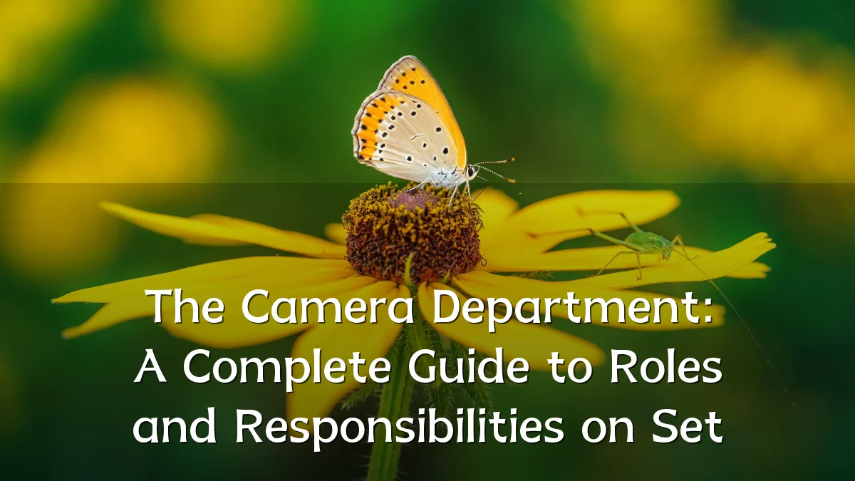 The Camera Department: A Complete Guide to Roles and Responsibilities on Set