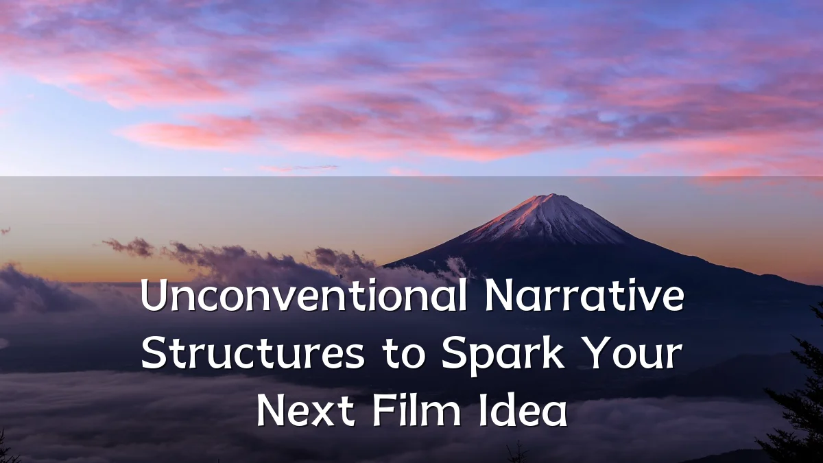 Unconventional Narrative Structures to Spark Your Next Film Idea